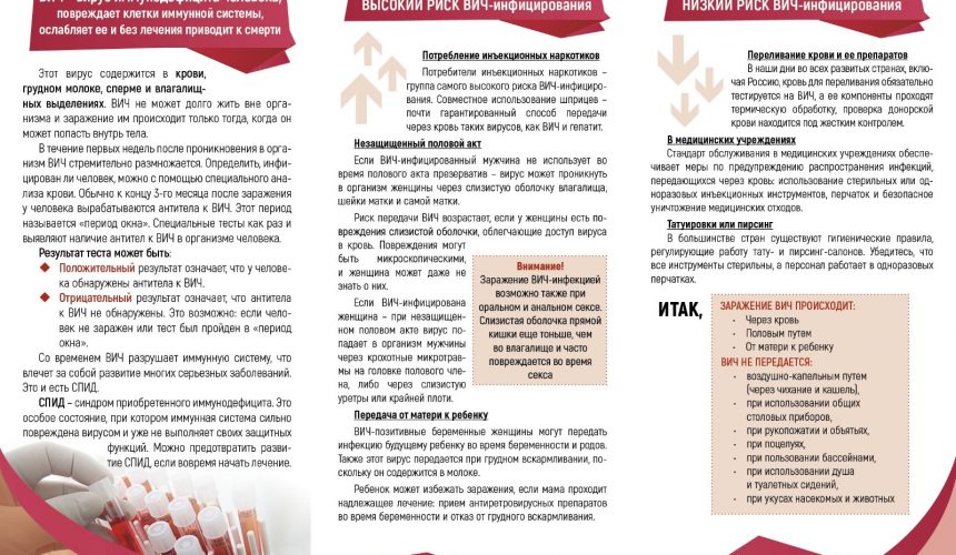 Высокий риск ВИЧ-инфицирования
